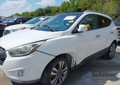 2015 Hyundai Tucson Limited from USA, damaged, VIN KM8JU3AG8FU106649